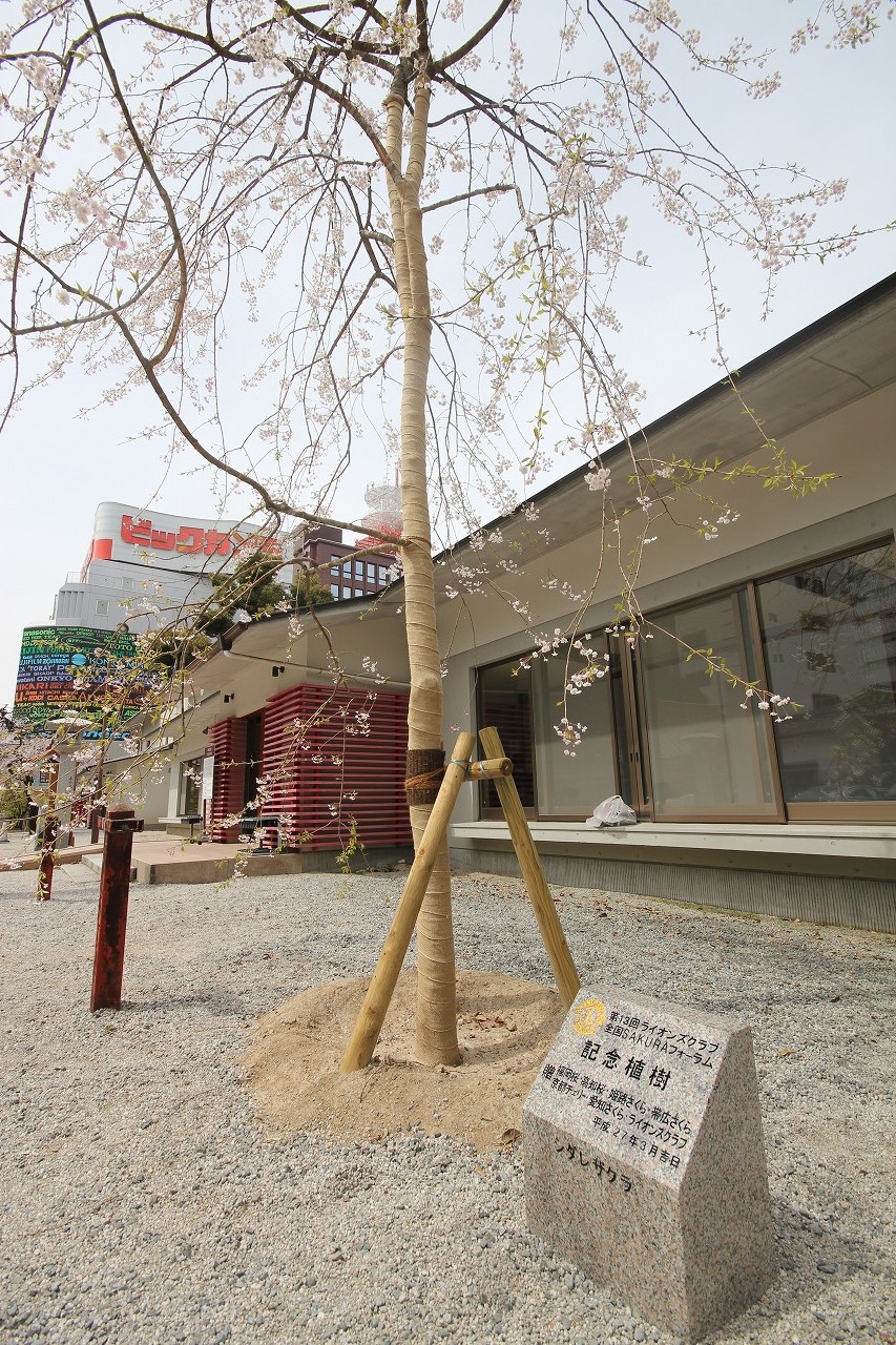 記念植樹碑